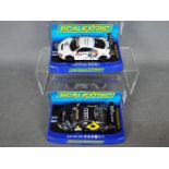 Scalextric - 2 x Audi R8 LMS models in Phoenix Racing liveries. # C3378, # C3386.