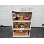 Sindy - Vintage Sindy Doll Super Home including some original Sindy fixtures,