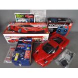 Tamiya - An assembled and boxed Tamiya #58302 1:10 scale R/C Enzo Ferrari 4WD High Performance