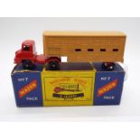 Matchbox, Lesney - A boxed Matchbox Major Pack #7 Cattle Truck.