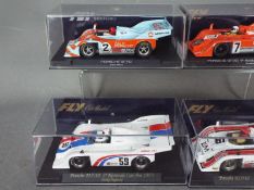 Flyslot - 4 x Porsche 917/10 race cars including Jackie Oliver Gulf livery car,