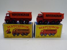 Matchbox, Lesney - Two boxed diecast model vehicles by Matchbox.