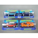 Scalextric - 4 x cars including 1969 Chevrolet Camaro number 2 car driven by Joe Chamberlain,