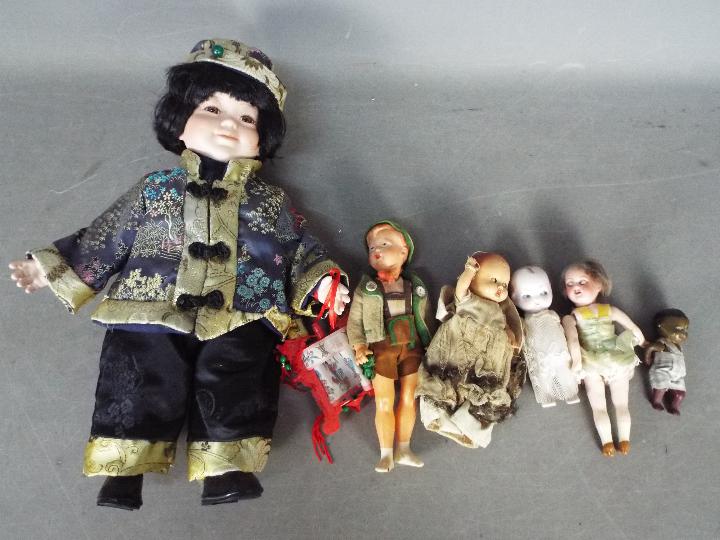 Tudor Rose, German Dolls, Other - A collection of vintage plastic,celluloid and bisque dolls.