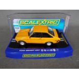 Scalextric - Limited edition Ford Escort Mexico MkII in Signal Orange. # C3426.