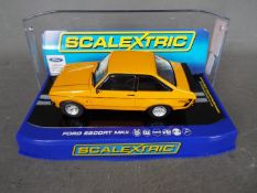 Scalextric - Limited edition Ford Escort Mexico MkII in Signal Orange. # C3426.