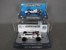 Scalextric - 2 x cars, Lotus 49 and a limited edition Caterham Superlight R300-S. # C3723A, # C3707.