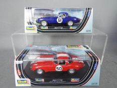 Revell - 2 x Jaguar E Type privateer racing cars, number 50 and number 61. # 08298, # 08299.