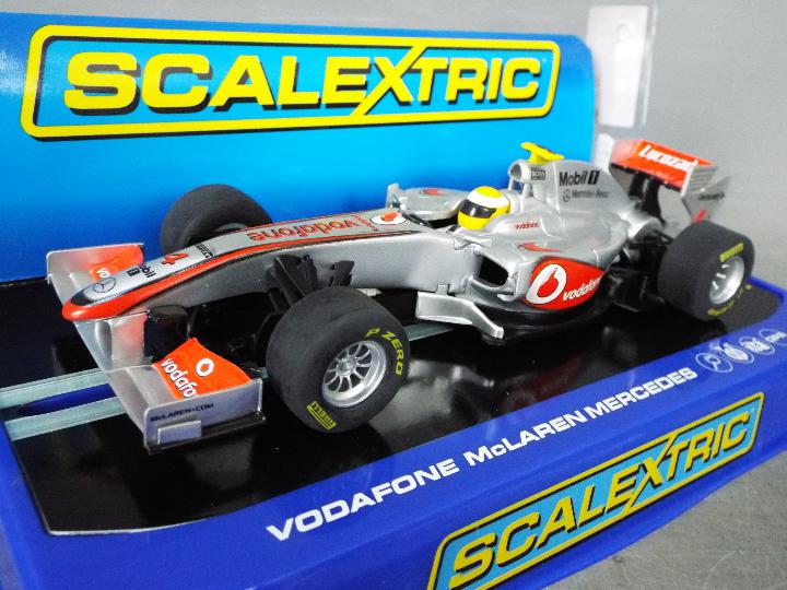 Scalextric - Vodafone McLaren Mercedes Formula One car number 4 driven by Lewis Hamilton. # C3266. - Image 2 of 2