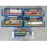 Matchbox - Five boxed Matchbox 'Convoy' diecast model trucks.