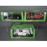 Mrslotcar - 3 x Mazda 787B slot cars designed by Ernie Mossetti in different liveries including a