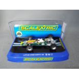 Scalextric - A 1968 Lotus Cosworth 49 as driven by Jim Clark at Kyalami. # C3206.