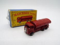 Matchbox, Lesney - A boxed Matchbox Regular Wheels 11 ERF 'Esso' Petrol Tanker.
