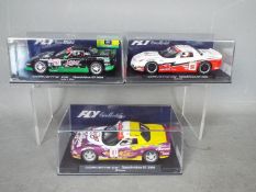 Flyslot - 3 x Chevroleet Corvette C5 Speedvision GT 2000 cars as driven by Reese Cox,