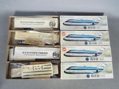 Airfix - Four boxed vintage Airfix plastic model aircraft kits of #03176 McDonnel DC-9-30 'KLM' in