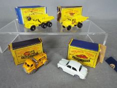 Matchbox, Lesney - Four boxed diecast model vehicles by Matchbox.