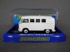 Scalextric - A hard to find Volkswagen Camper Van type 1b in plain white finish. # C3581TF.