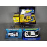 Scalextric - 3 x cars, a Caterham Superlight R300-S,