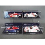 Flyslot - 4 x Lola B98/10 race cars including 1999 Le Mans Jan Lammers car, 2000 Sebring car,
