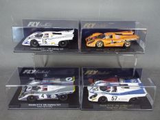 Flyslot - 4 x Porsche 917K models including 1970 Sebring car, 1971 Le Mans car,