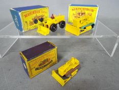 Matchbox, Lesney - Three boxed diecast model vehicles by Matchbox.