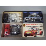 ESCI, Fujimi - Two boxed 1:24 scale plastic model car kits. Lot contains Fujimi #12052 Alpina C1-2.