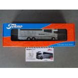 Tekno - A boxed Limited Edition 1:50 scale Tekno #9255S Scania R6 series Topsleeper horse truck in