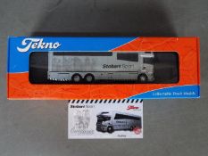 Tekno - A boxed Limited Edition 1:50 scale Tekno #9255S Scania R6 series Topsleeper horse truck in