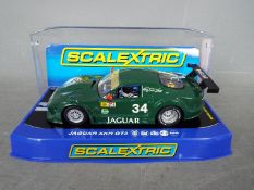 Scalextric - A Jaguar XKRS model which may be a factory prototype,