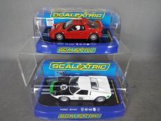 Scalextric - 2 x Ford cars,