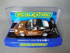 Scalextric - A Porsche 911 GT3R from the 2004 Asian Carrera Cup. # C3194.
