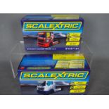 Scalextric - 2 x Trucks, # C3609, # C3610.