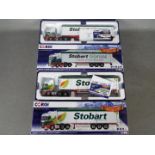 Corgi - A pair of boxed 1:50 scale trucks from the Corgi 'Hauliers of Renown' range both in 'Eddie