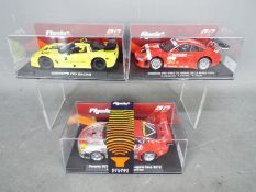 Flyslot - 3 x cars, 2 Porsche 997 models and a Corvette C5R.