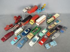 Dinky Toys, Corgi Toys, Budgie - An unboxed grouping of diecast model vehicles.