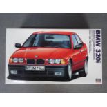 Hasegawa - A boxed 1993 released Hasegawa #24014 1:24 scale BMW 320i plastic model kit.