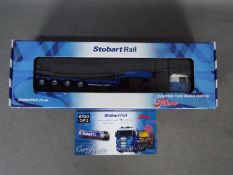 Tekno - A boxed Limited Edition 1:50 scale Tekno #9447C Scania Stobart Rail Low Loader in 'Eddie