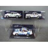 Flyslot - 3 x Porsche 911 SC models, 1980 Rally Montecarlo car,