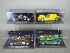 Flyslot - 4 x Lola B98/10 race cars including 1999 Le Mans car, 1999 Sebring car,