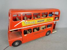 Triang - An unboxed large pressed steel Triang Routemaster Bus.