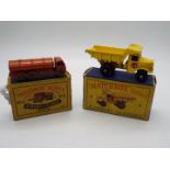 Matchbox, Lesney - Two boxed diecast model vehicles by Matchbox.