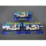 Scalextric - SuperSlot - 3 x Ford RS200 models, in two liveries,
