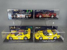 Flyslot - 4 x Chevrolet Corvette C5 models including a 2002 Indianapolis Pace Car,