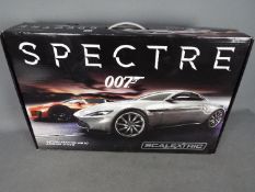 Scalextric - A boxed 007 Spectre set containing Jaguar C-X75 and Aston MArtin DB10. #1336.
