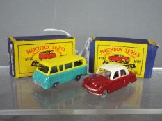 Matchbox, Lesney - Two boxed diecast model vehicles by Matchbox.