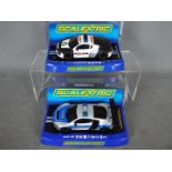 Scalextric - 2 x Audi R8 models,