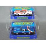 Scalextric - 2 x Chevrolet Camaro race cars,