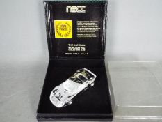 Scalextric - NSCC - A rare Ford GT40 in chrome finish with National Scalextric Collectors Club