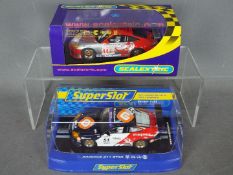 Scalextric - SuperSlot - 2 x Porsche 911 GT3R models,