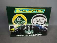 Scalextric - A limited edition 1967 Year of Legends Lotus and Eagle-Gurney Weslake V-12. # C2923A.